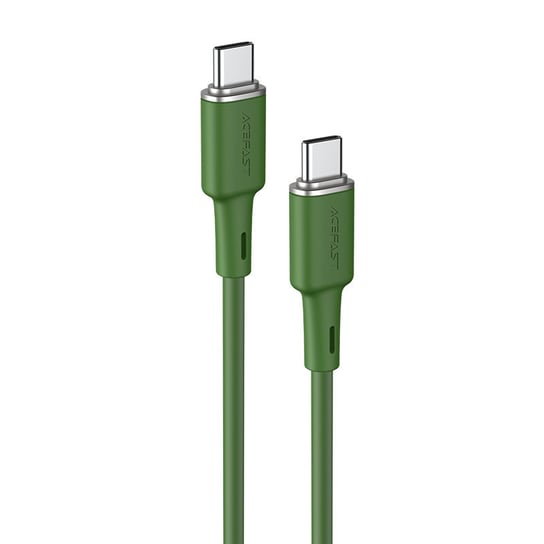 Acefast kabel USB Typ C - USB Typ C 1,2m, 60W (20V/3A) zielony (C2-03 oliver green) Acefast