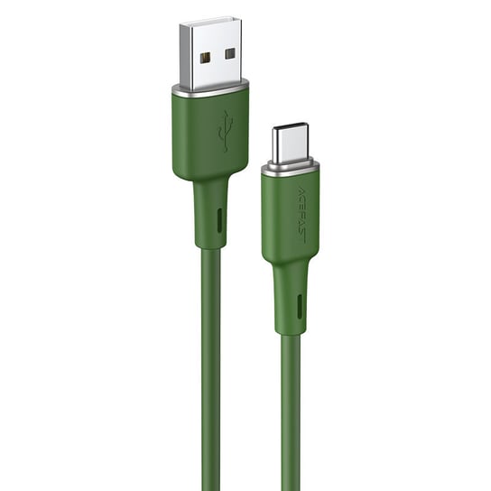 Acefast kabel USB - USB Typ C 1,2m, 3A zielony (C2-04 oliver green) Acefast