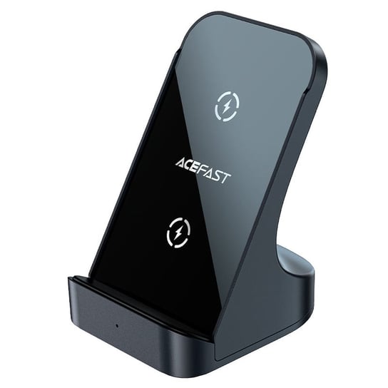 Acefast ładowarka indukcyjna 15W bezprzewodowa Qi podstawka stojak na telefon szara (E14) Acefast