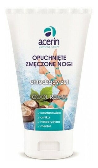 Acerin, Cool Relax, żel chłodzący na zmęczone opuchnięte nogi, 150 ml Acerin