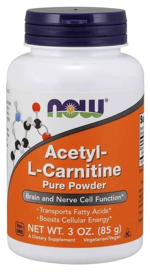 Acetyl L-Karnityna HCI Suplement diety,  (85 g) Now Foods