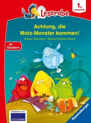 Achtung, die Motz-Monster kommen! - Leserabe 1. Klasse - Erstlesebuch für Kinder ab 6 Jahren Ravensburger Verlag