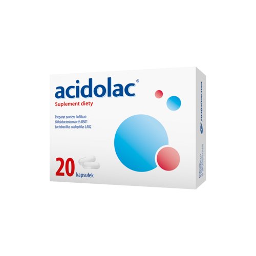 Acidolac Suplement diety,  20kap Medana Pharma
