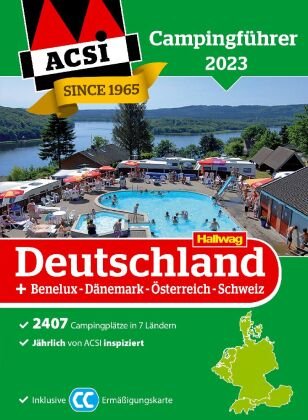 ACSI Campingführer Deutschland 2023 Hallwag Kümmerly & Frey