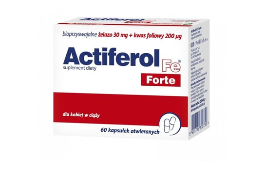Actiferol Fe Forte, suplement diety, 60 kapsułek Polski Lek