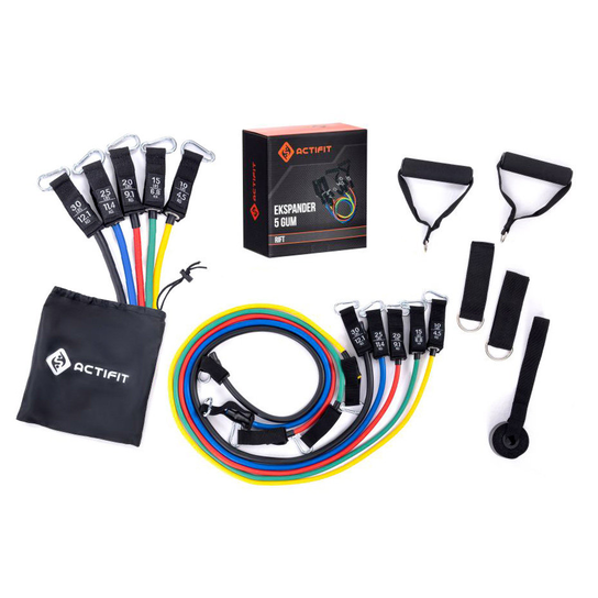 ACTIFIT, Ekspander Rift, Zestaw 5 gum do ćwiczeń ACTIFIT