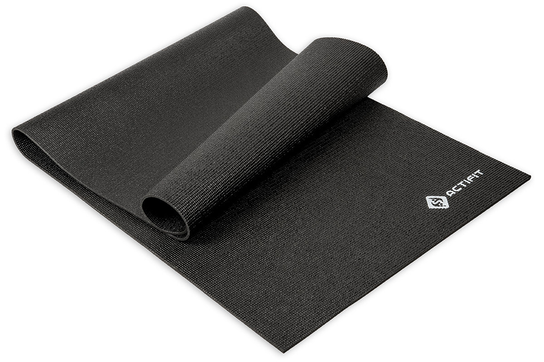 ACTIFIT, Mata do jogi Caprice, 180x65x0,6cm, czarna ACTIFIT