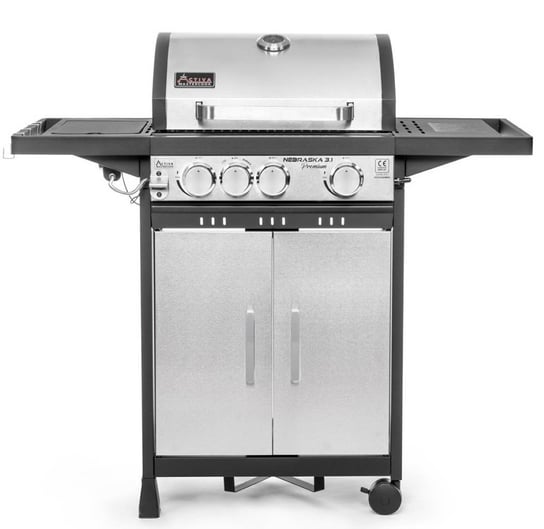 Activa Grill gazowy wózek Nebraska Premium 8,4 + 2,5 kW, 19741GS Activa