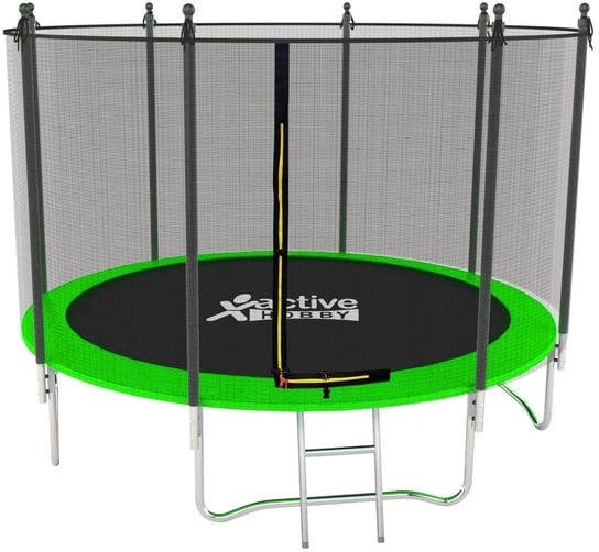 Active Hobby, trampolina ogrodowa, z siatką i drabinką, 312cm Active Hobby