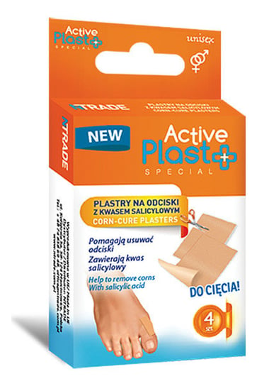 Active Plast, Special, plastry na odciski z kwasem salicylowym do cięcia Active Plast