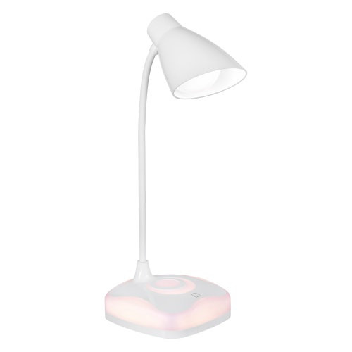 ActiveJet, Nowoczesna lampka na biurko LED, CLASSIC PLUS biała z funkcją oświetlenia nocnego Activejet