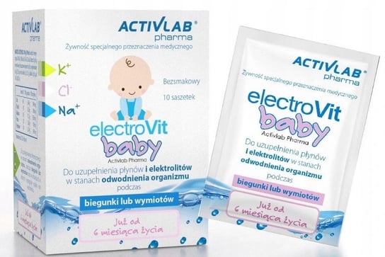 Activlab, ElectroVit Baby, Elektrolity, 10 sasz. Activlab