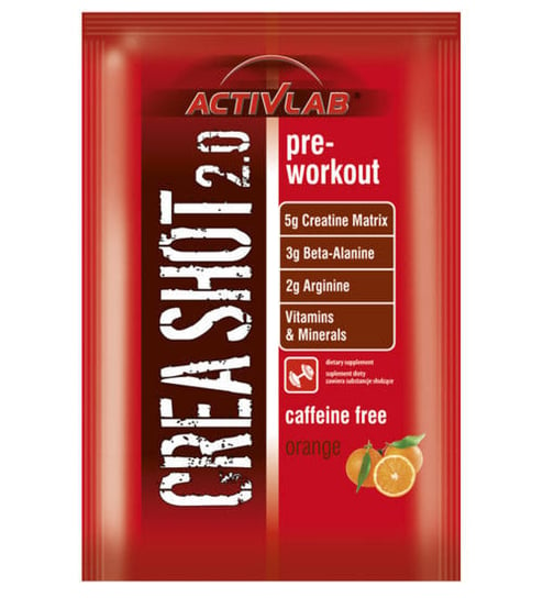ActivLab, Kreatyna, Crea Shot, 20 g, grejfrut ActivLab