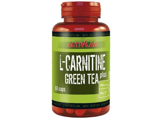 ActivLab, L-Carnitine plus Green Tea, 60 kaps ActivLab