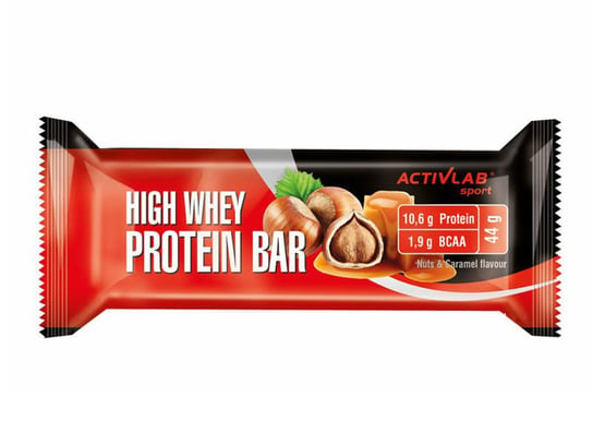 ActivLab, Odżywka białkowa, High Whey Protein Bar, 44 g, orzech-karmel ActivLab