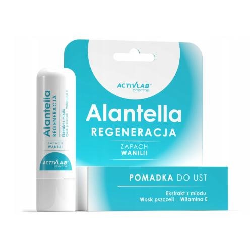 Activlab Pharma, Alantella, Regeneracja Pomadka Do Ust Wanilia Sos, 4,9g Activlab