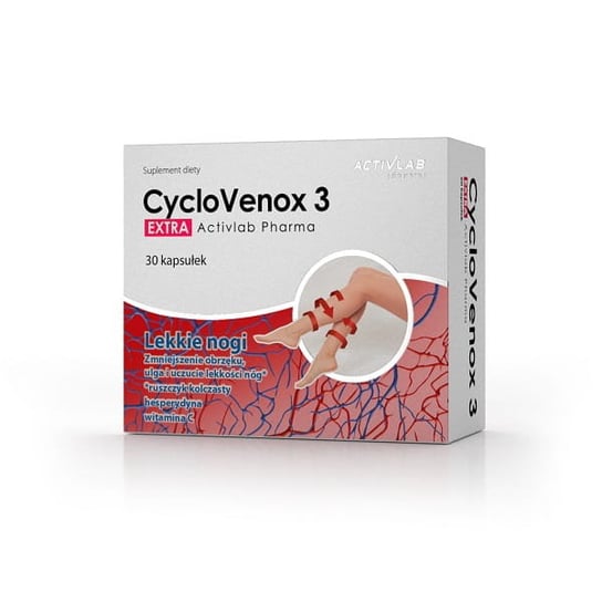 Activlab Pharma CycloVenox 3 Extra, suplement diety, 30 kapsułek Activlab