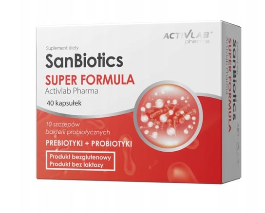 Activlab Sanbiotics Super Formula, Suplement Diety, 40 Kaps. Activlab