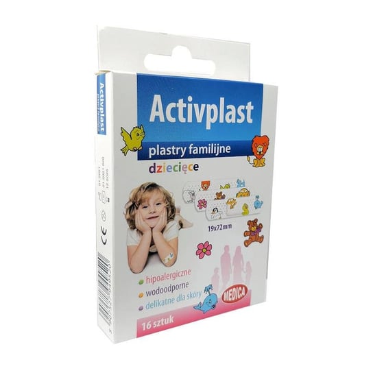 Activplast, Plastry Familijne Dziecięce, 16 Sztuk Active Plast