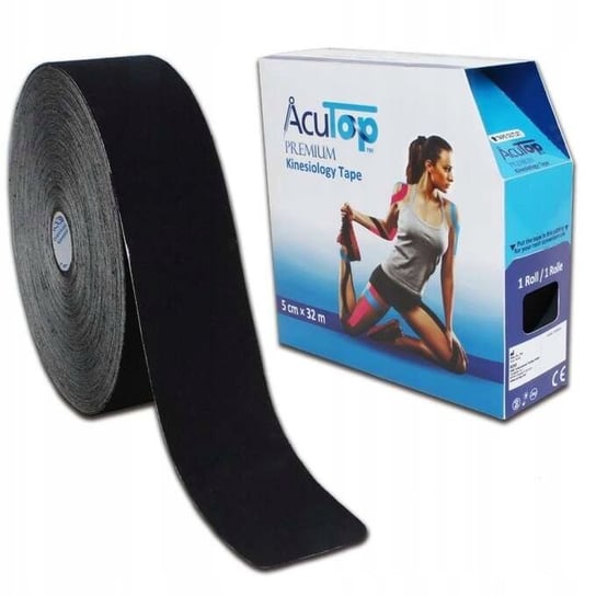 Acutop Premium Kinesiogy Tape - Czarny 32M AcuTop