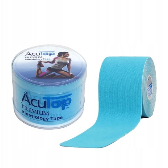 Acutop Premium Kinesiology Tape - Blue + Pudełko AcuTop