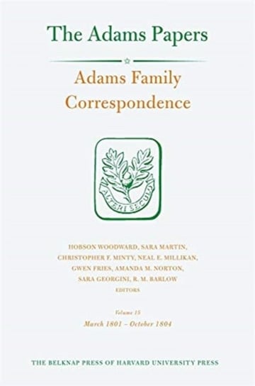 Adams Family Correspondence Harvard University Press