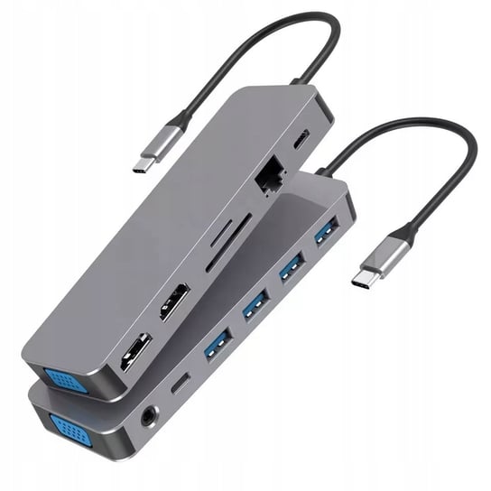 Adapter 13w1 HUB USB-C 2xHDMI VGA RJ45 Macbook Air Spreest