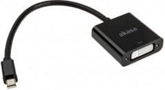 Adapter AV Akasa DisplayPort Mini - DVI-I czarny (AK-CBDP08-20BK) Akasa