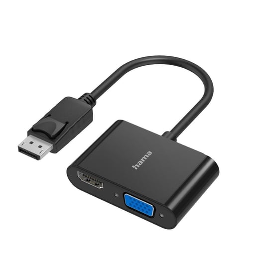 ADAPTER DISPLAYPORT 2W1 - GNIAZDO HDMI+ VGA Hama