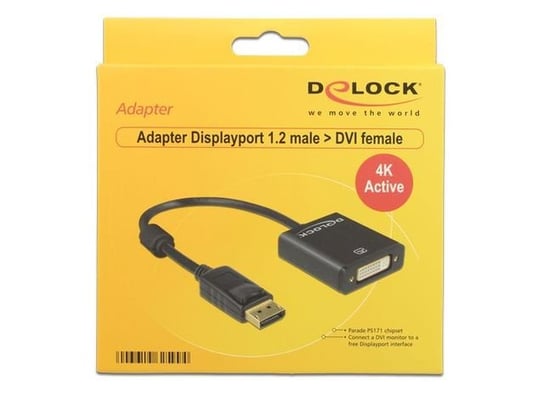 Adapter DisplayPort- DVI (24+5) DELOCK Delock