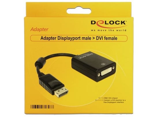 Adapter DisplayPort - DVI-I DELOCK Delock