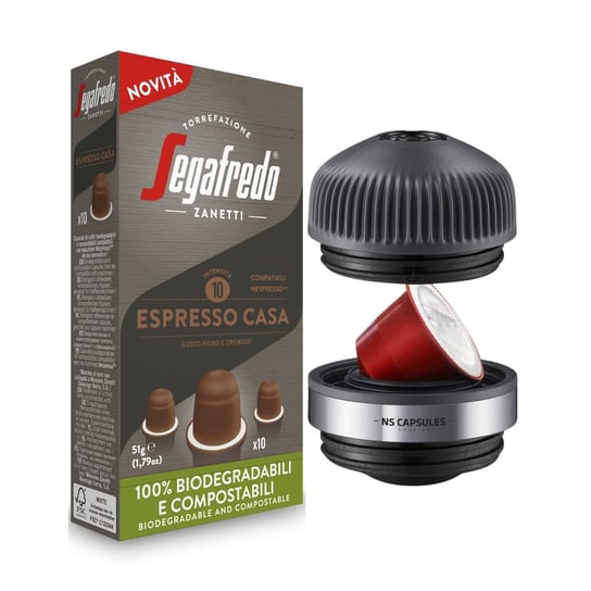Adapter do ekspresu Nanopresso + kapsułki Espresso Casa 10x5,1g Wacaco