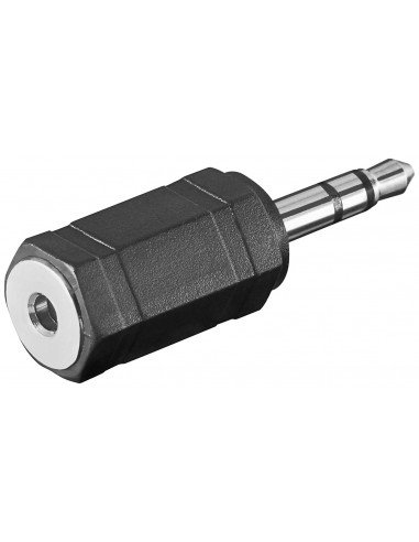 Adapter do słuchawek, wtyk jack AUX 3,5 mm na 2,5 mm - Połączenie typu Wtyk jack 3,5 mm (3-pinowy, stereo) Goobay