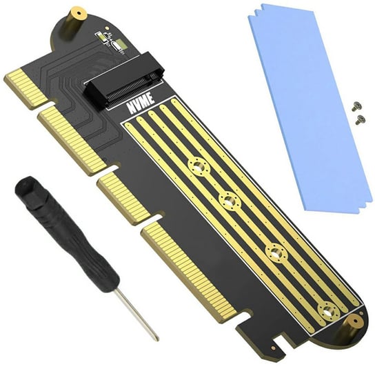 Adapter dysku M.2 NVME do płyty głównej komputera slot PCI-e 4.0 x16 AK342 Aptel
