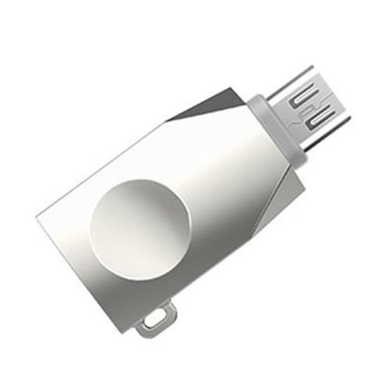 Adapter Firmy Hoco Z Micro Usb Na Usb 3.0 Srebrny VegaCom