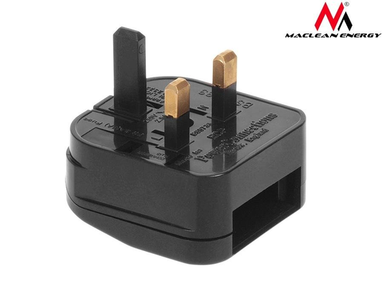 Mce Adapter Adapter gniazda MACLEAN MCE71, EU, wtyk UK - Maclean | Sklep EMPIK.COM