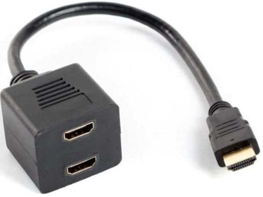 Adapter HDMI - 2 x HDMI LANBERG AD-0019-BK Lanberg