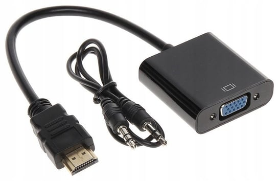 Adapter HDMI do VGA Dsub + Audio Konwerter Kabel Inna producent