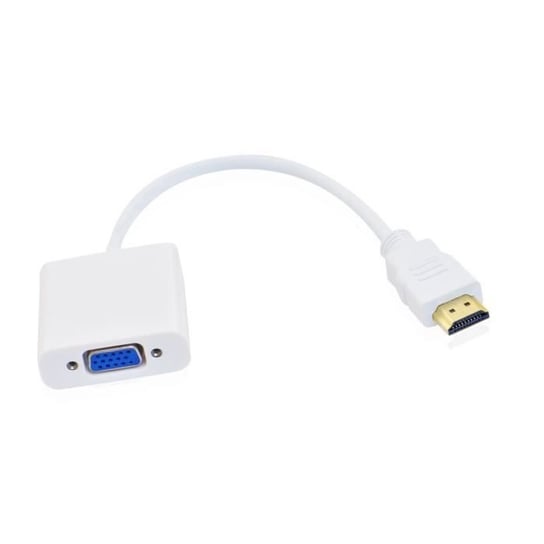 Adapter HDMI na VGA - biały Inny producent (majster PL)