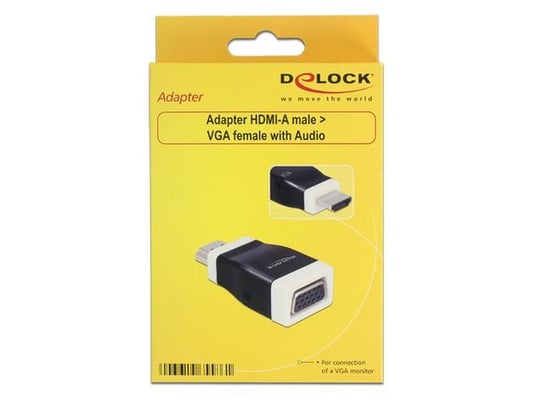 Adapter HDMI - VGA/3.5 mm audio DELOCK Delock