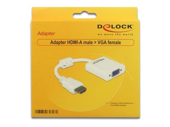 Adapter HDMI - VGA DELOCK Delock