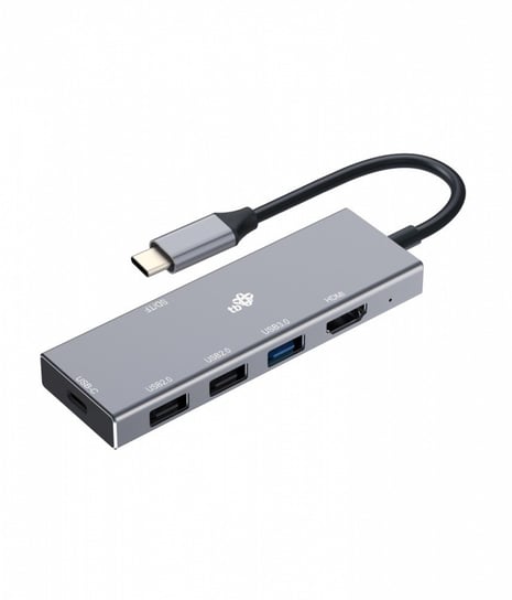 Adapter HUB USB C 7w1 - HDMI, USBx3, PD, SD/TF Inna marka