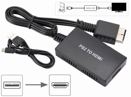 Adapter Konwerter z PS2 na HDMI Przejściówka Inna marka