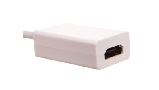 Adapter mini DisplayPort 1.1 - HDMI 0,1m biały 51729 Goobay