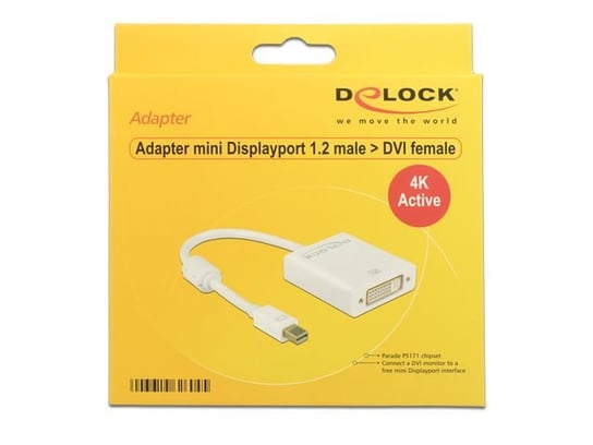Adapter miniDisplayPort - DVI-D DELOCK Delock