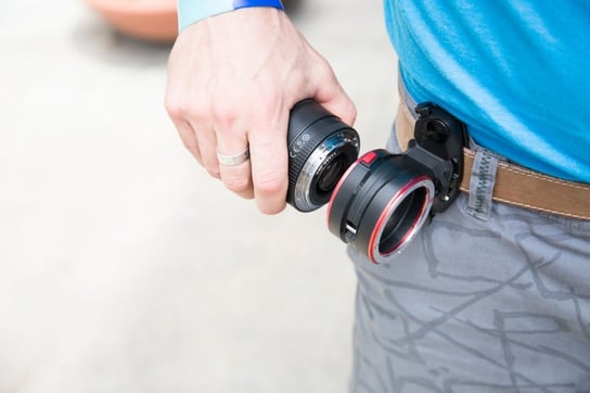 Adapter mocowania obiektywów przy pasku PEAK DESIGN Lens Kit Nikon F Peak Design