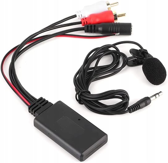 Adapter moduł Bluetooth do radia samochodowego AUX RCA z mikrofonem NCS