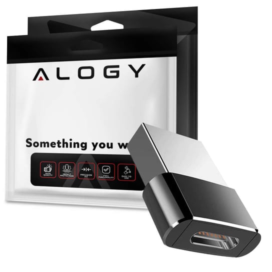 Adapter przejściówka Alogy konwerter USB-C Type C do USB-A 3.0 Czarny Alogy