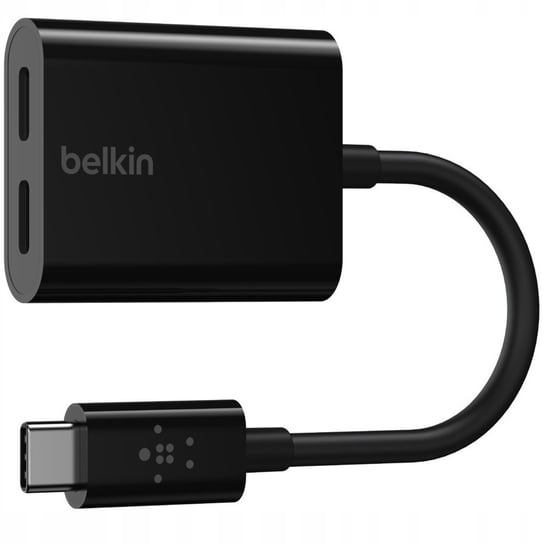 Adapter, Przejściówka Belkin Audio+Charge 2X Usb-C Belkin