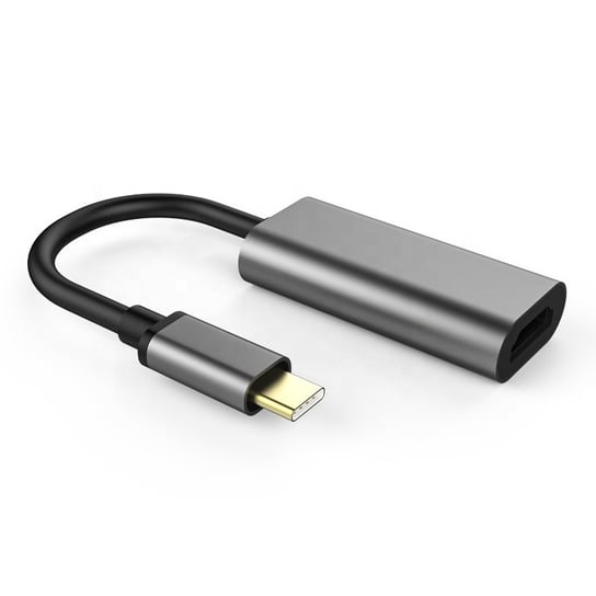 Adapter przejściówka HUB USB-C HDMI 4K Szary Tradebit